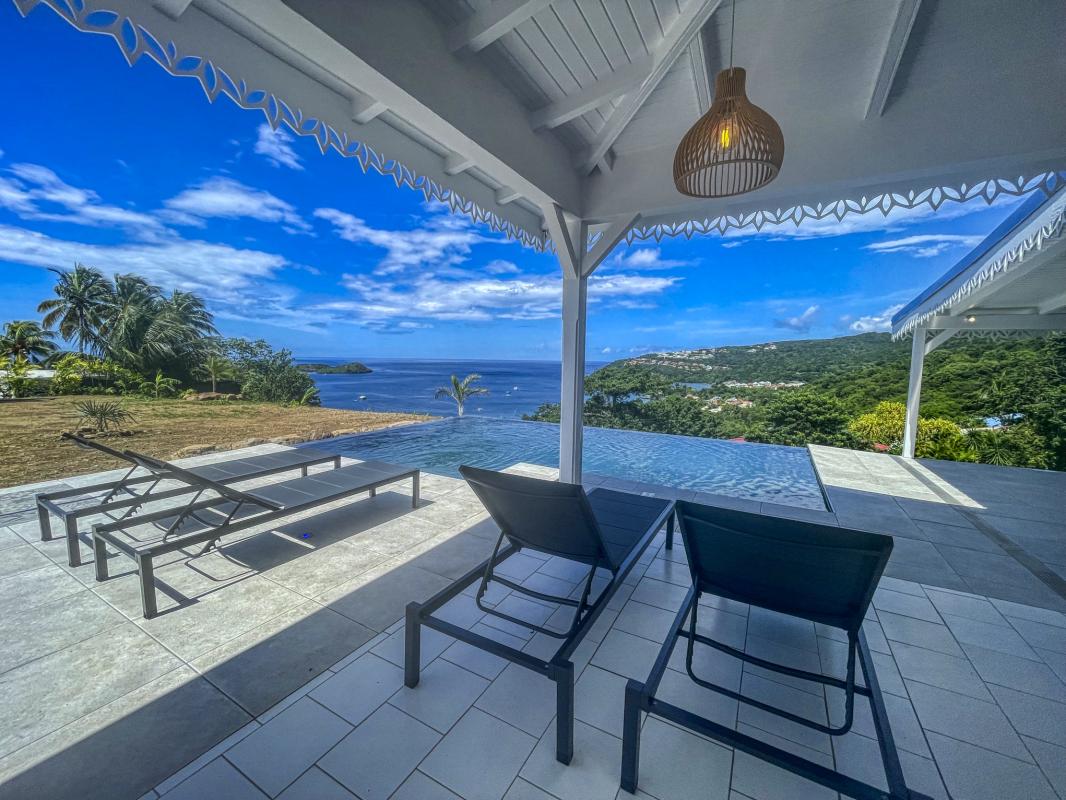 2.Location villa piscine vue mer Bouillante Guadeloupe_Vue mer